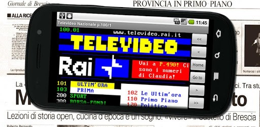 Italian Teletext PC screenshot Italian Teletext PC screenshot