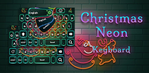 Christmas Neon Keyboard PC screenshot