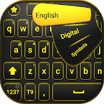 Black and yellow keyboard theme for PC