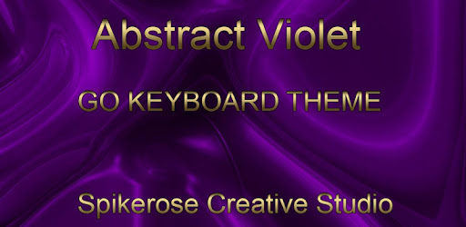 Free Abstract Violet Go Keyboard PC screenshot