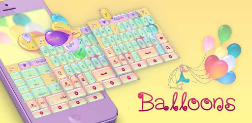 Balloons GO Keyboard Theme PC screenshot Balloons GO Keyboard Theme PC screenshot