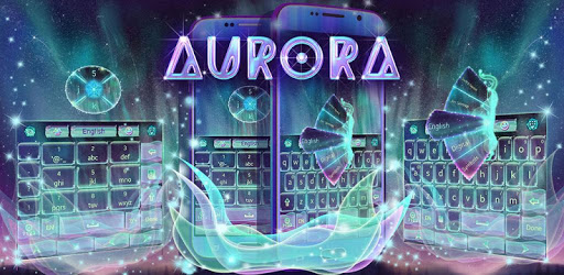 Colorful Aurora Keyboard Theme PC screenshot