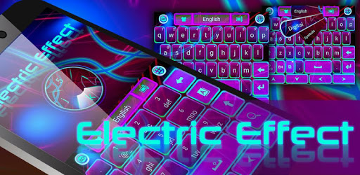 Electric Effect Keyboard Theme PC screenshot