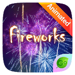 Fireworks GO Keyboard Animated Theme for PC
