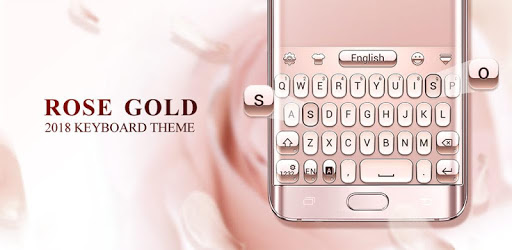 Rose Gold 2018 GO Keyboard Theme PC screenshot