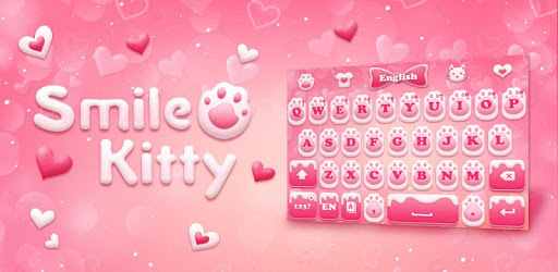 Smile Kitty GO Keyboard Theme PC screenshot