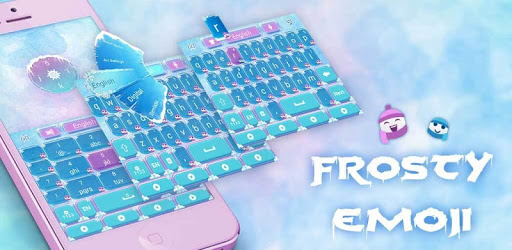 Frosty Emoji GO Keyboard Theme PC screenshot Frosty Emoji GO Keyboard Theme PC screenshot
