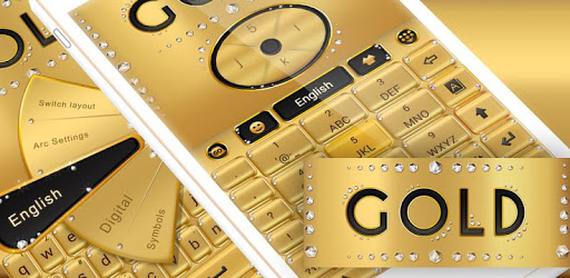 Gold Luxury Go Keyboard Theme PC screenshot Gold Luxury Go Keyboard Theme PC screenshot