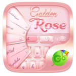 Golden Rose GO Keyboard Theme for PC