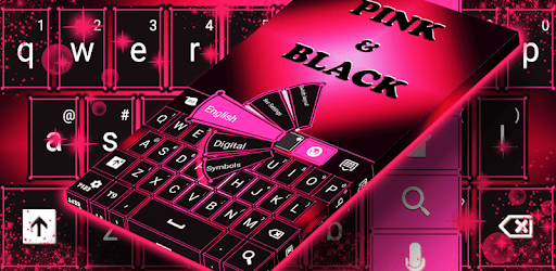 Keyboard Pink And Black PC screenshot Keyboard Pink And Black PC screenshot