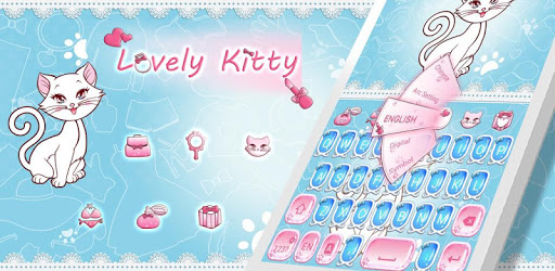Lovely Kitty GO Keyboard Theme PC screenshot