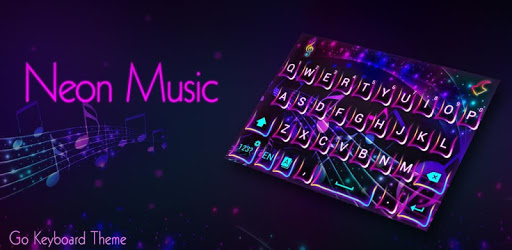 Neon Music GO Keyboard Theme PC screenshot