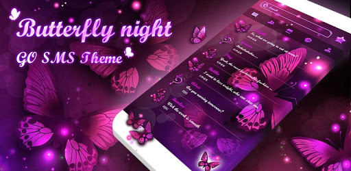 (FREE) GO SMS BUTTERFLY THEME PC screenshot