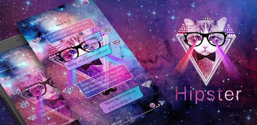 (FREE) GO SMS GALAXY HIPSTER PC screenshot
