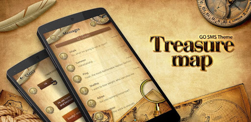 FREE-GO SMS TREASURE MAP THEME PC screenshot FREE-GO SMS TREASURE MAP THEME PC screenshot