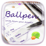 (FREE) GO SMS BALLPEN THEME for PC