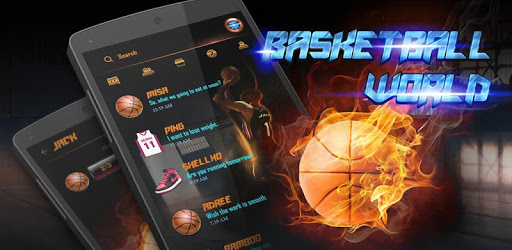 (FREE) GO SMS BASKETBALL THEME PC screenshot