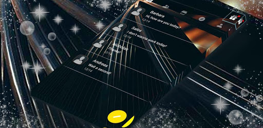 Black SMS Theme PC screenshot