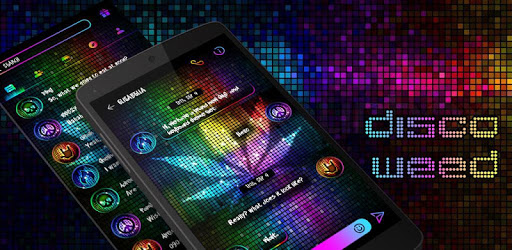 (FREE) GO SMS DISCO WEED THEME PC screenshot