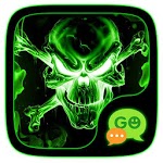 (FREE) GO SMS FIRE SKULL THEME for PC (FREE) GO SMS FIRE SKULL THEME for PC