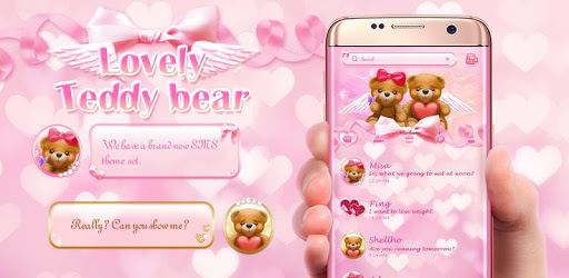 FREE-GOSMS LOVELY TEDDY THEME PC screenshot