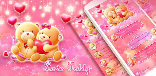 (FREE) GO SMS LOVE TEDDY THEME PC screenshot