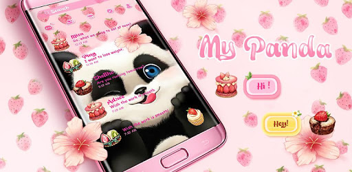 (FREE) GO SMS MY PANDA THEME PC screenshot