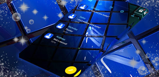 Blue SMS Theme 2018 PC screenshot Blue SMS Theme 2018 PC screenshot