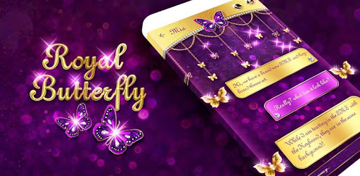 GO SMS ROYAL BUTTERFLY THEME PC screenshot GO SMS ROYAL BUTTERFLY THEME PC screenshot