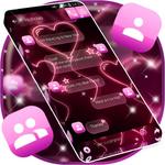 Pink Neon SMS icon