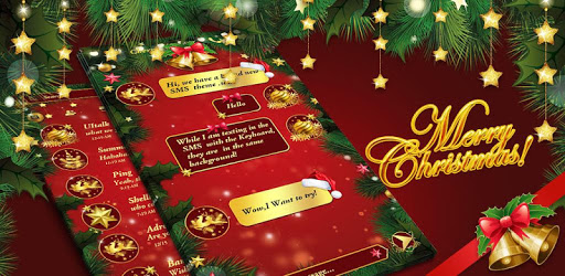 (FREE) GO SMS MERRY XMAS THEME PC screenshot