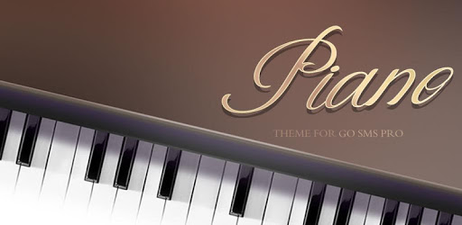 (FREE) GO SMS PRO PIANO THEME PC screenshot