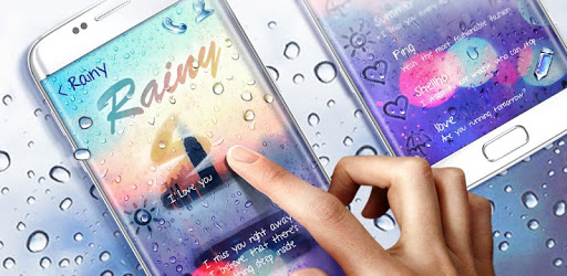 (FREE) GO SMS RAINY THEME PC screenshot