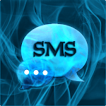 Blue Smoke Theme GO SMS PRO for PC Blue Smoke Theme GO SMS PRO for PC