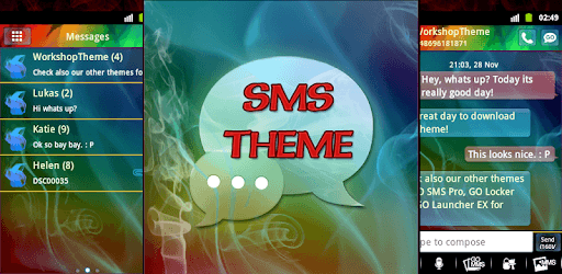 Smoke Fire Theme GO SMS Pro PC screenshot Smoke Fire Theme GO SMS Pro PC screenshot