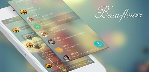 GO SMS PRO BEAUTY FLOWER THEME PC screenshot GO SMS PRO BEAUTY FLOWER THEME PC screenshot