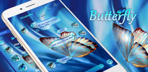 GO SMS BUTTERFLY THEME PC screenshot