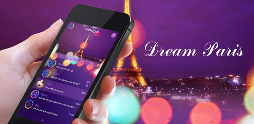 GO SMS DREAM PARIS THEME PC screenshot