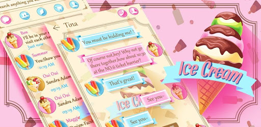 GO SMS ICE CREAM THEME PC screenshot GO SMS ICE CREAM THEME PC screenshot
