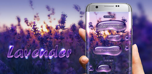 GO SMS LAVENDER THEME PC screenshot