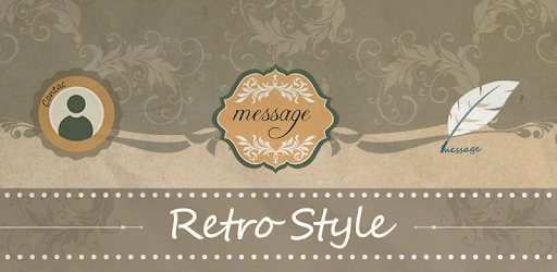 GO SMS PRO RETRO STYLE THEME PC screenshot