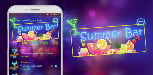 GO SMS SUMMER BAR THEME PC screenshot GO SMS SUMMER BAR THEME PC screenshot