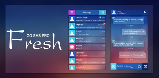 GO SMS Pro Fresh Theme EX PC screenshot GO SMS Pro Fresh Theme EX PC screenshot