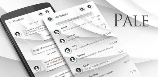 GO SMS PRO PALE THEME PC screenshot