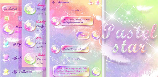 GO SMS PRO PASTEL STAR THEME PC screenshot GO SMS PRO PASTEL STAR THEME PC screenshot