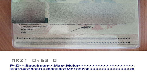 Genuine-ID MRZ Reader PC screenshot