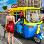 Modern Tuk Tuk Auto Rickshaw: Free Driving Games icon