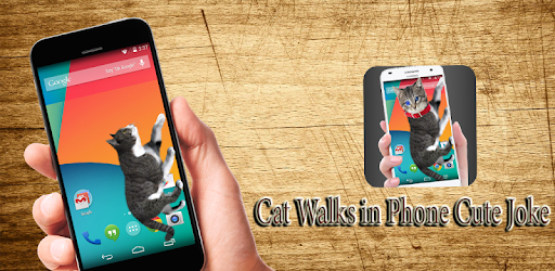 Cat Walks in Phone Cute Phone Joke PC screenshot Cat Walks in Phone Cute Phone Joke PC screenshot