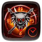 Iron Skyll GO Clock Theme for PC Iron Skyll GO Clock Theme for PC