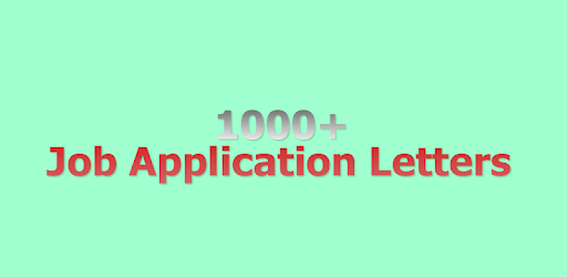 Job application letter PC screenshot
